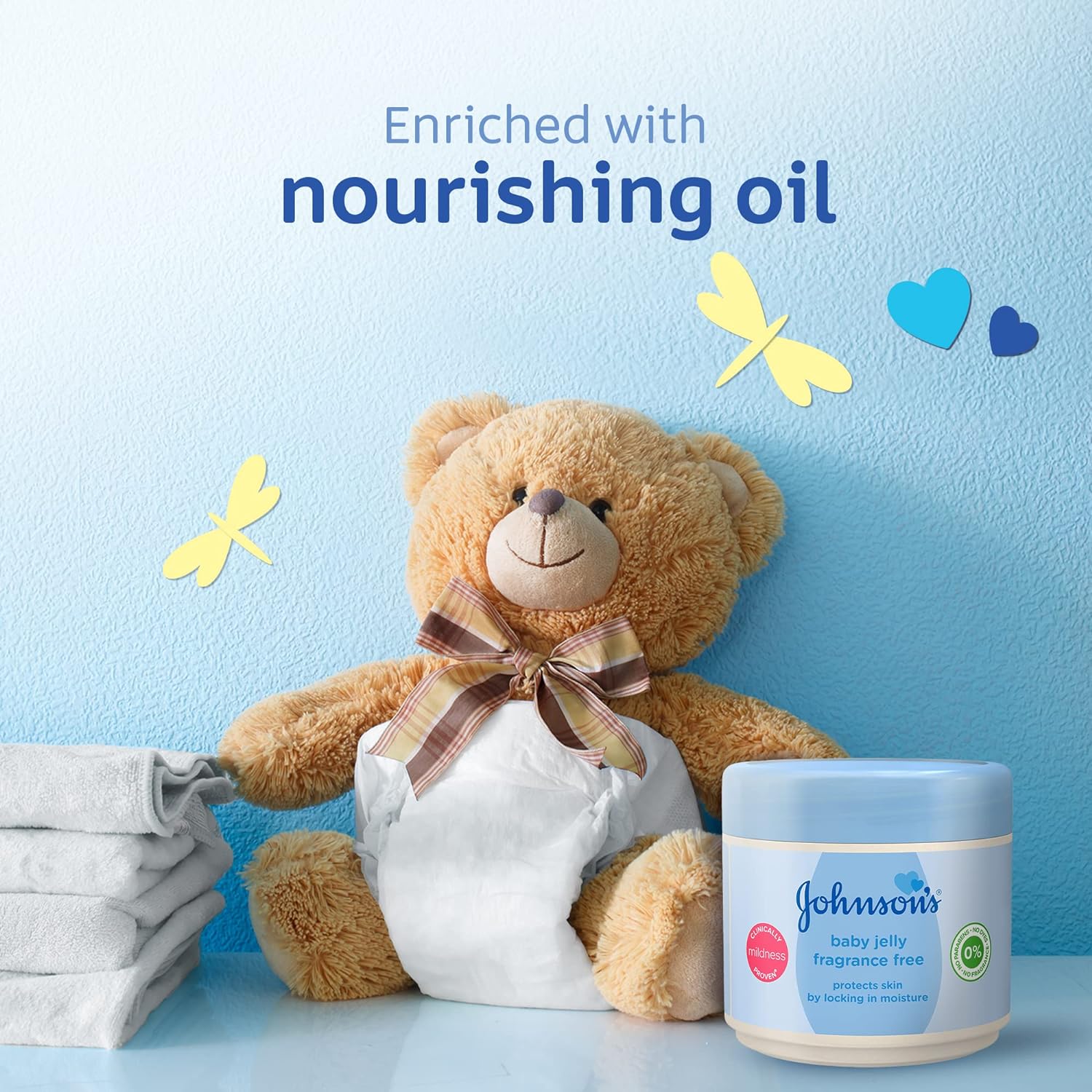 Johnsons Baby Jelly Fragrance Free 250 Ml