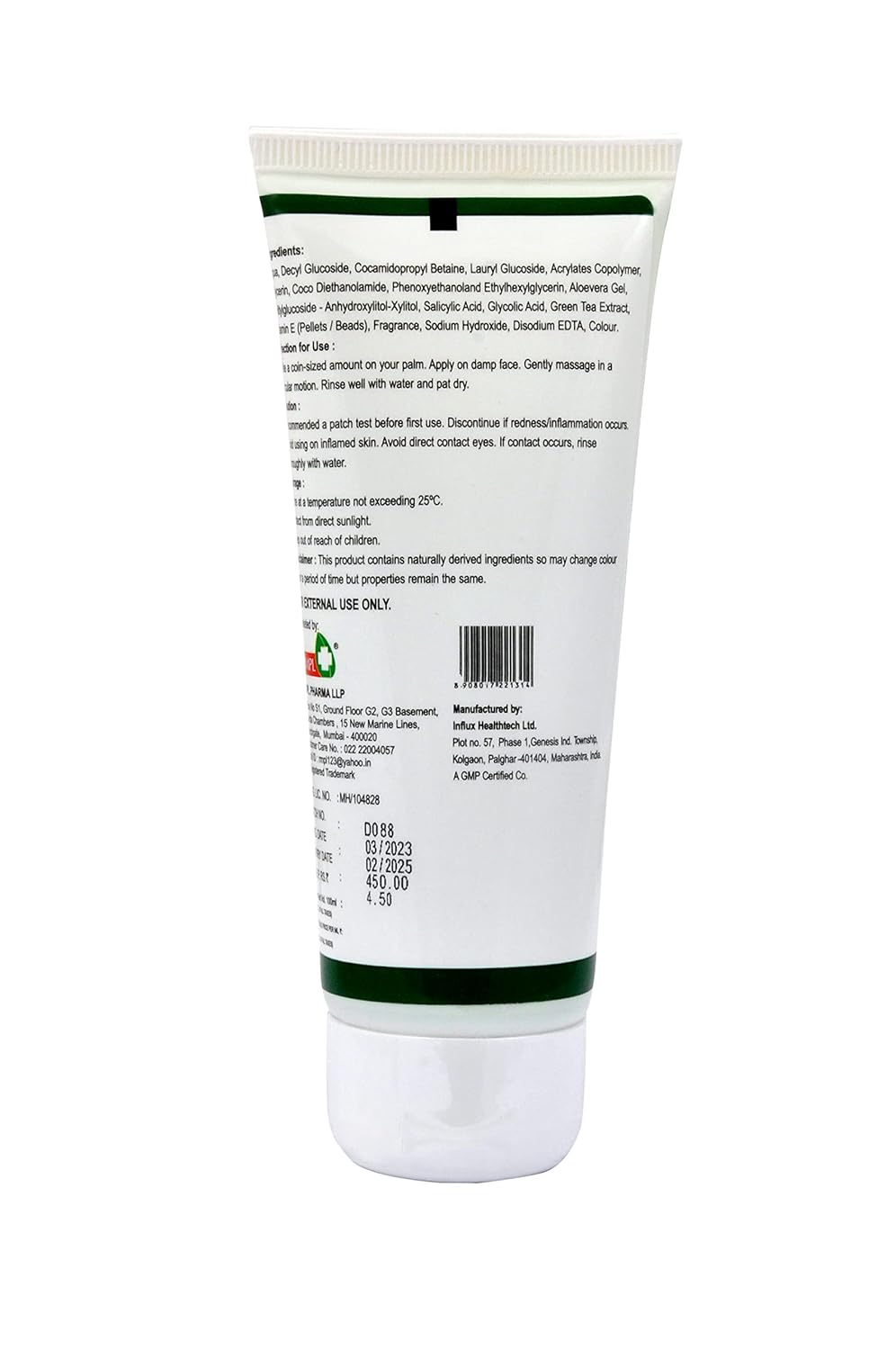 Bio Health Deepore Acne Gel Face Wash 100 Ml