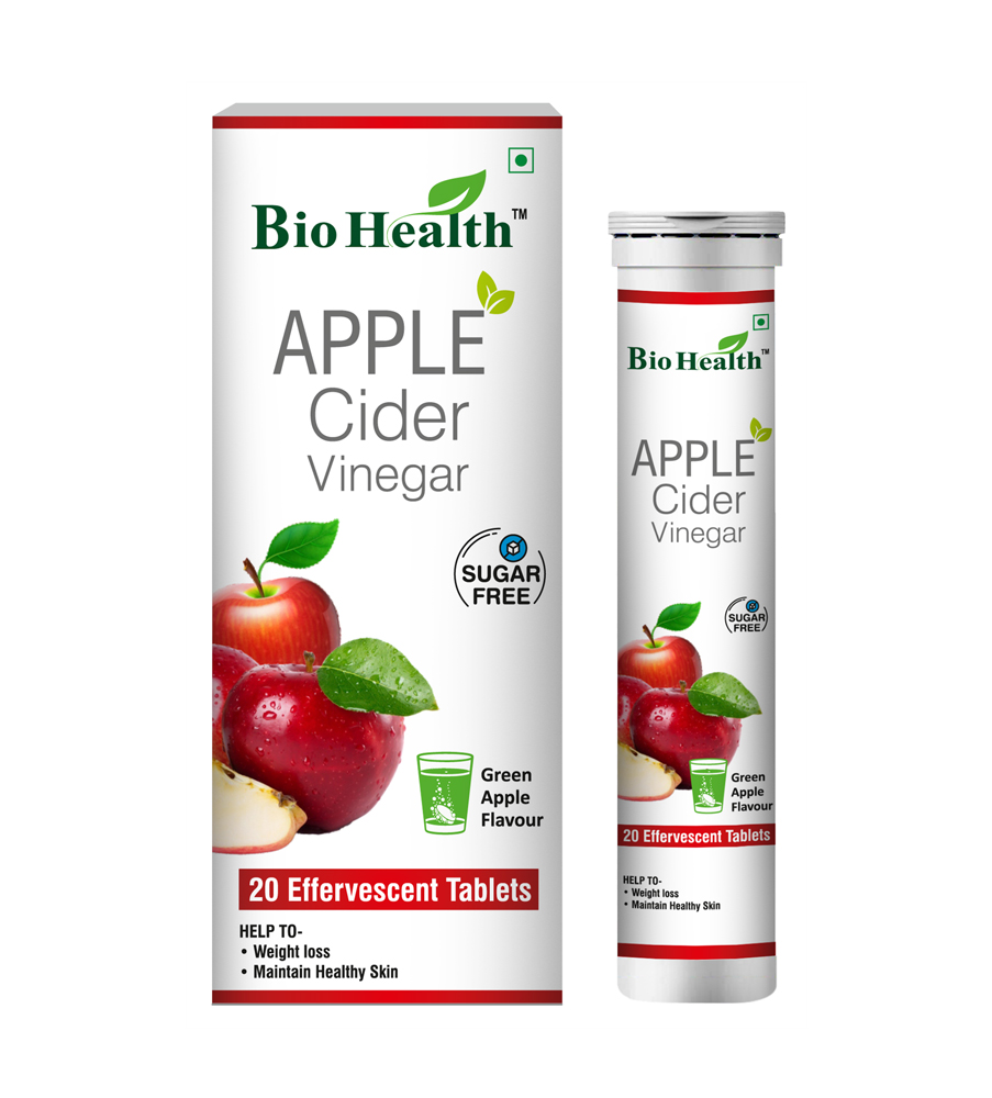 Bio Health Apple Cider Vinegar Effervescent Tab 20 Effv Tab