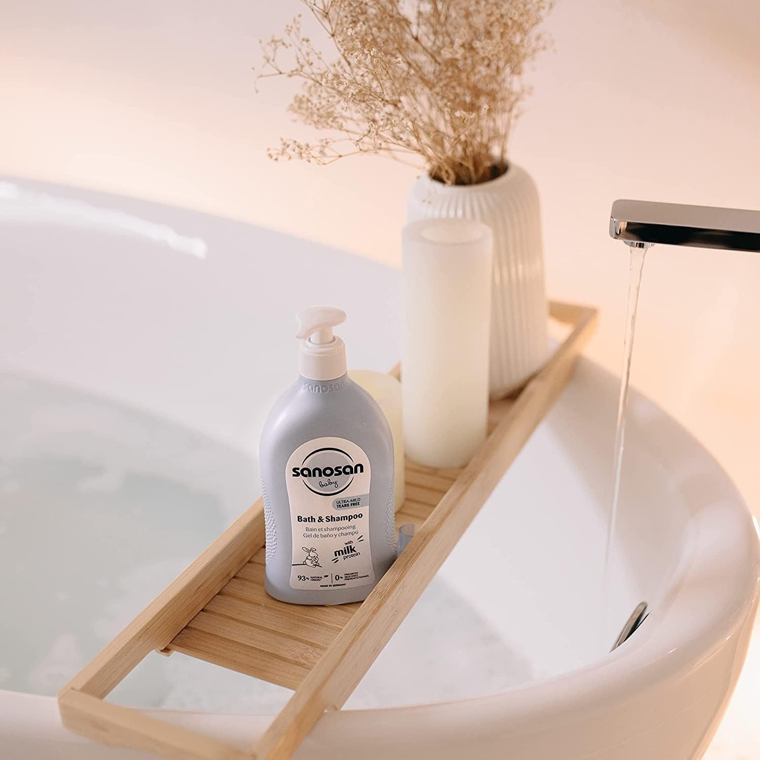 Sanosan Baby Bath & Shampoo (Dispenser) 200 Ml