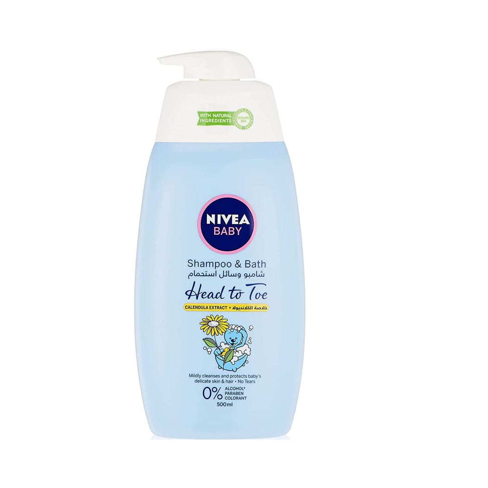 Nivea Baby Shampo Bath Head To Toe 500 Ml