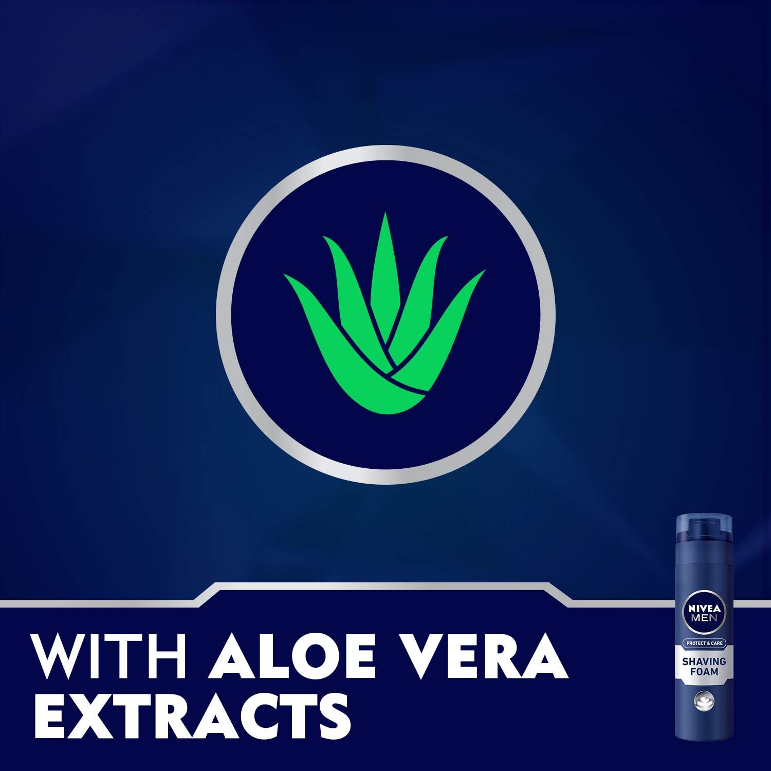 Nivea Shaving Foam Fresh Cool Protect And Care 200 Ml